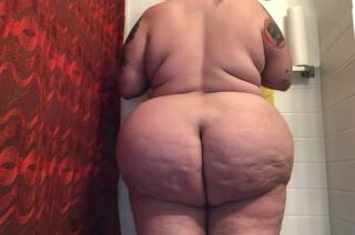 inexperienced plumper rear end