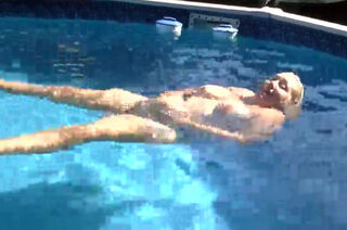 Swimming pool flick naked